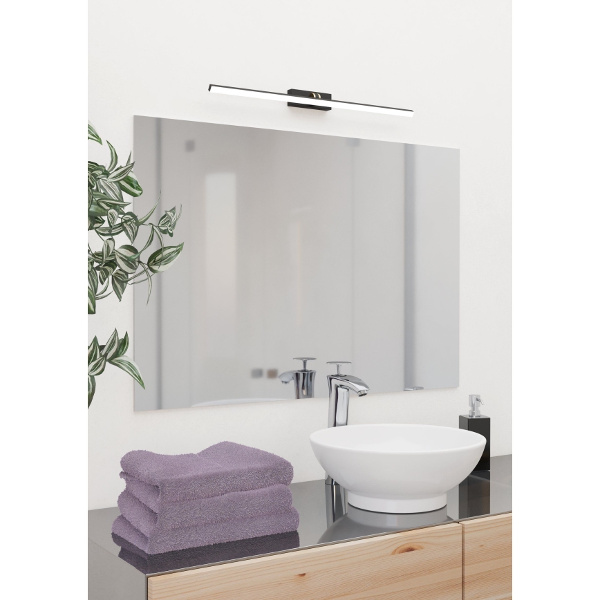 Eglo - LED Kylpyhuoneen peilivalo LED/5W/230V IP44 musta
