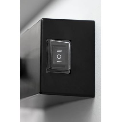 Eglo - LED Kylpyhuoneen peilivalo LED/5W/230V IP44 musta