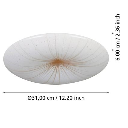 Eglo - LED-kattovalaisin LED/10W/230V