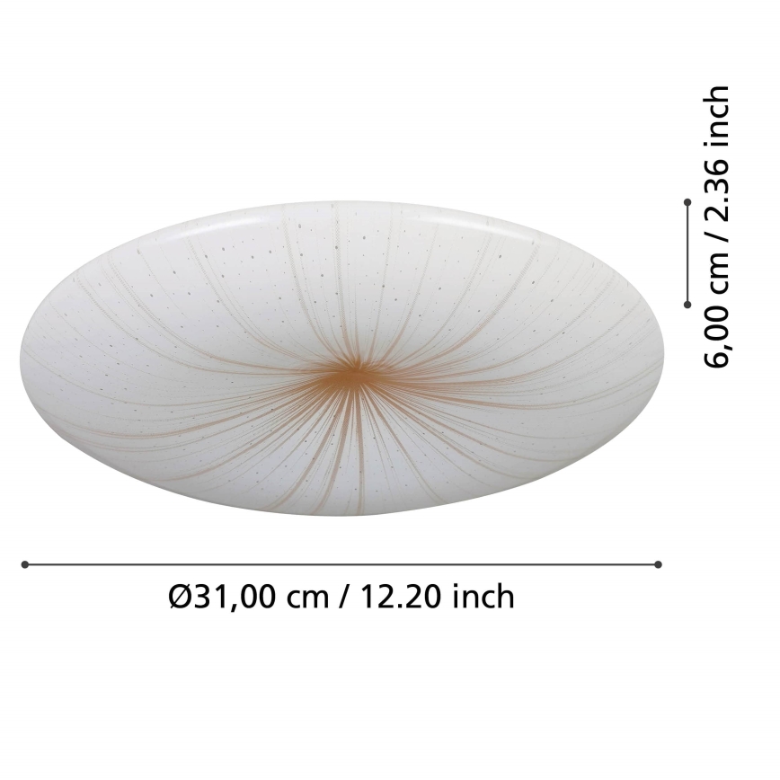 Eglo - LED-kattovalaisin LED/10W/230V