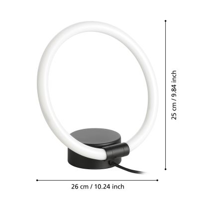Eglo - LED-pöytävalaisin LED/11,5W/230V