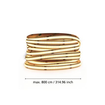 Eglo - LED-nauha 8m LED/64W/24/230V 3000K