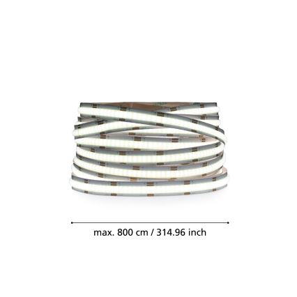 Eglo - LED-himmennysnauha 8m COB STRIPE LED/52,8W/24/230V 2700-6500K + kauko-ohjaus