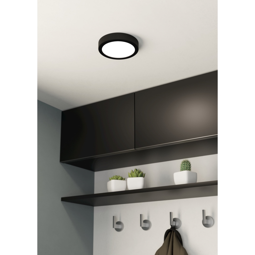 Eglo - LED Himmennettävä kattovalo LED/11W/230V musta