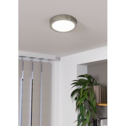 Eglo - Himmennettävä LED-kattovalaisin LED/11W/230V mattakromi