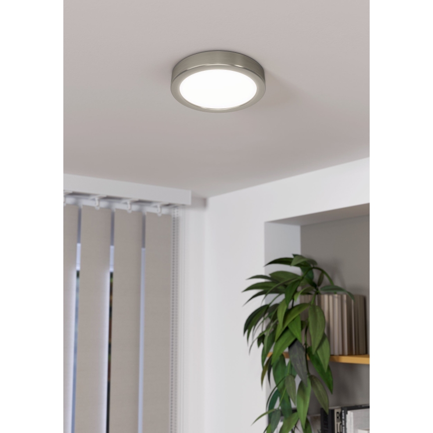Eglo - Himmennettävä LED-kattovalaisin LED/11W/230V mattakromi