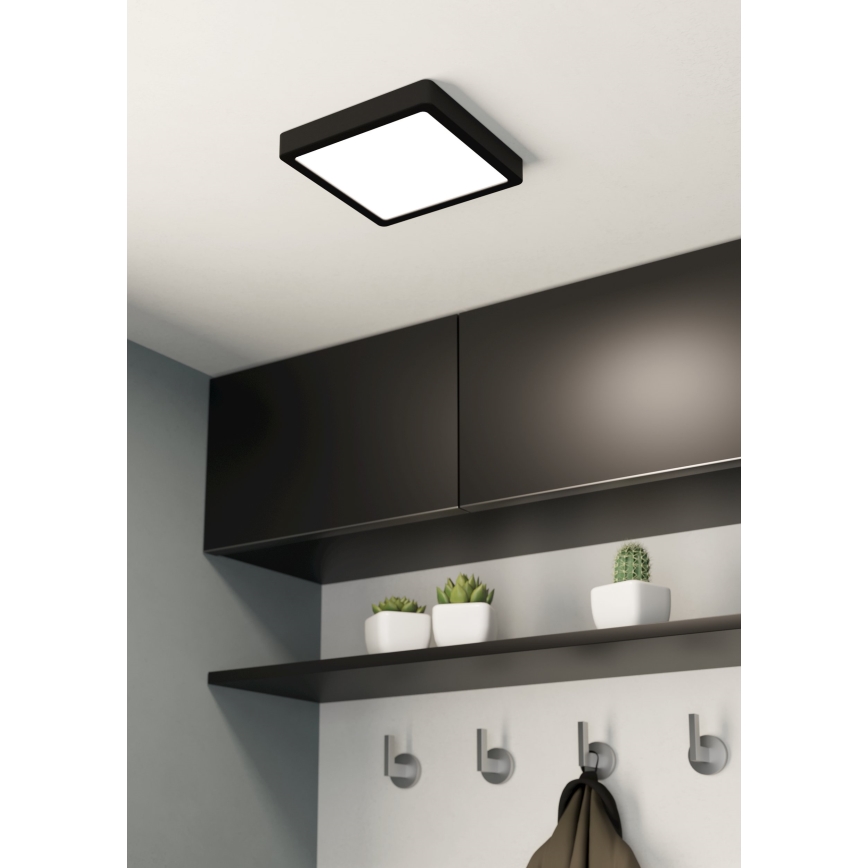 Eglo - LED Himmennettävä kattovalo LED/17W/230V musta