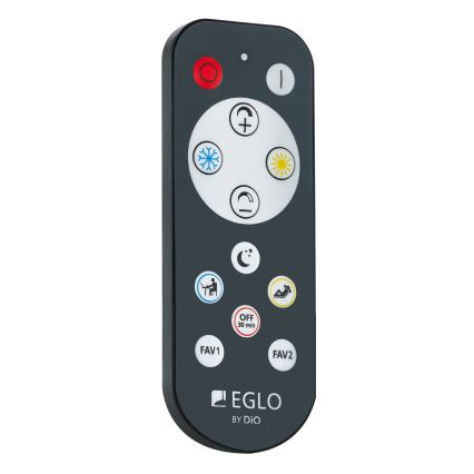 Eglo - LED Himmennettävä kattovalo LED/25,6W/230V + kaukosäädin