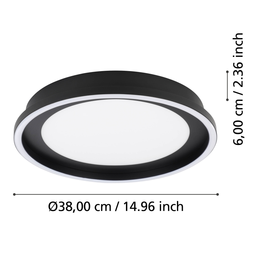 Eglo - LED Himmennettävä kattovalaisin LED/21,5W/230V + kaukosäädin