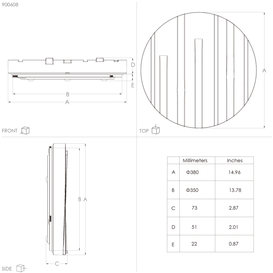 Eglo - LED-kattovalaisin LED/19,5W/230V halk. 38 cm