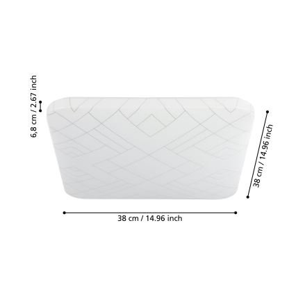 Eglo - LED-kattovalaisin LED/19,5W/230V