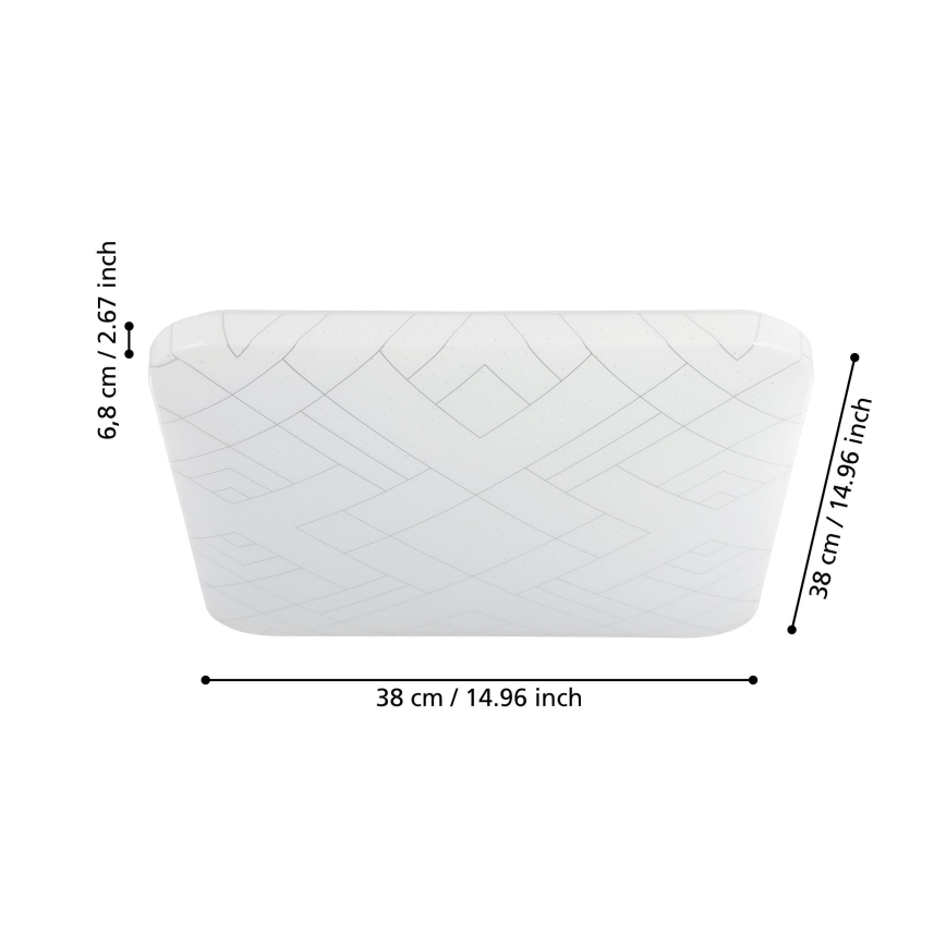 Eglo - LED-kattovalaisin LED/19,5W/230V