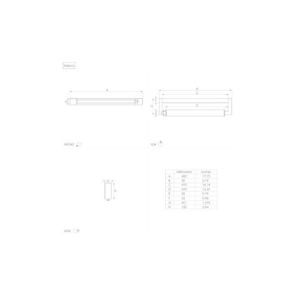 Eglo - Kylpyhuoneen LED-peilivalo LED/8,9W/230V IP44