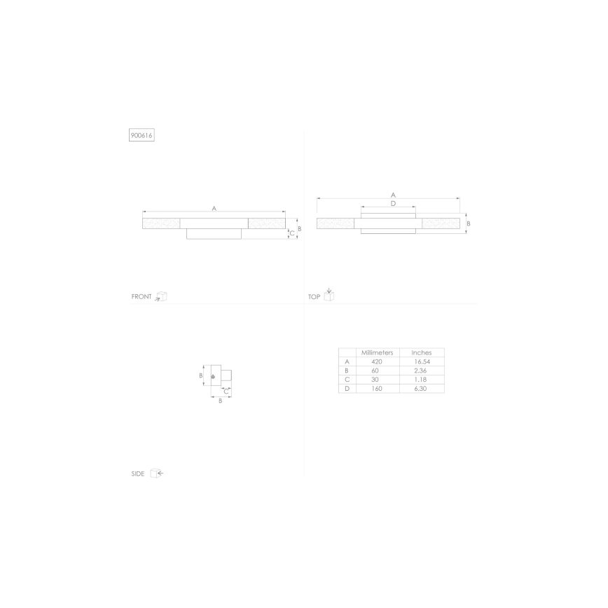 Eglo - Kylpyhuoneen LED-peilivalo LED/8,9W/230V IP44