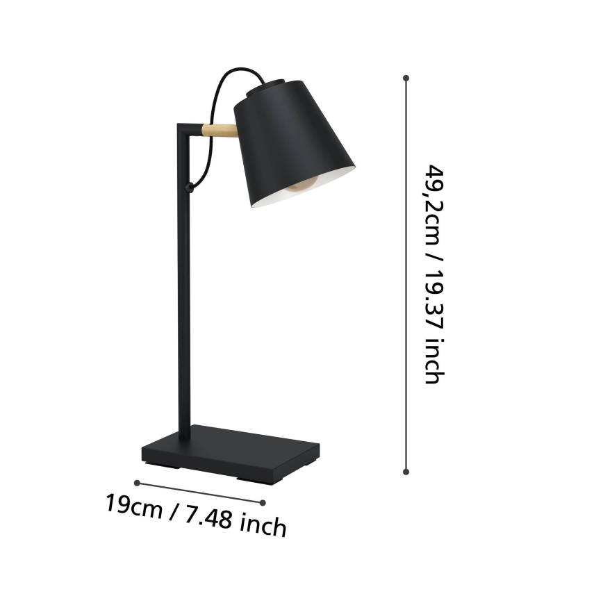Eglo - Himmennettävä LED-lamppu langattomalla latauksella LED/5,5W/230V