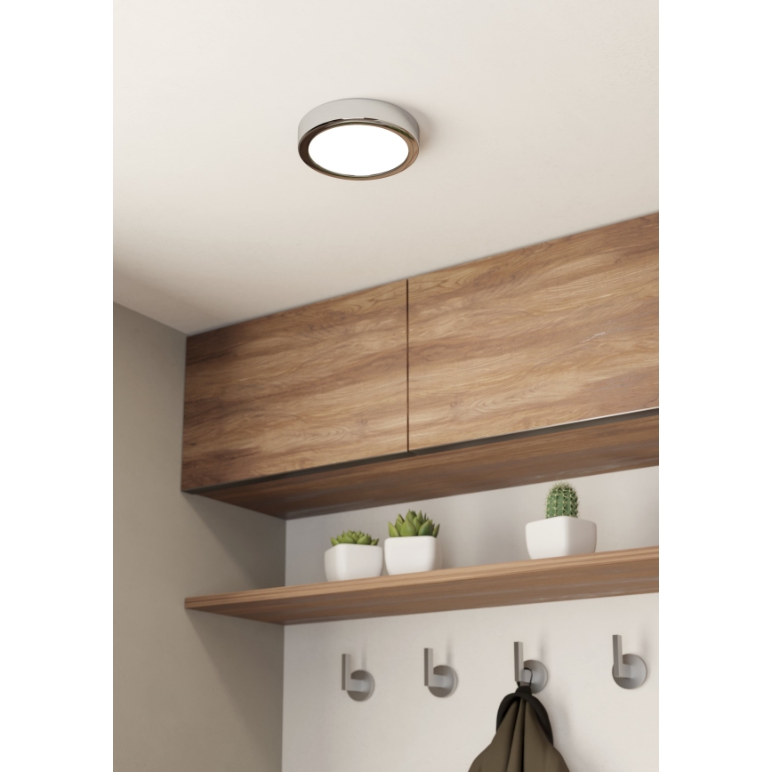 Eglo - LED-kattovalaisin kylpyhuoneeseen LED/11W/230V IP44 kiiltävä kromi