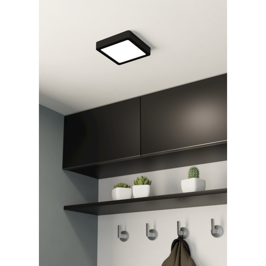 Eglo - LED-kattovalaisin kylpyhuoneeseen LED/11W/230V IP44 musta