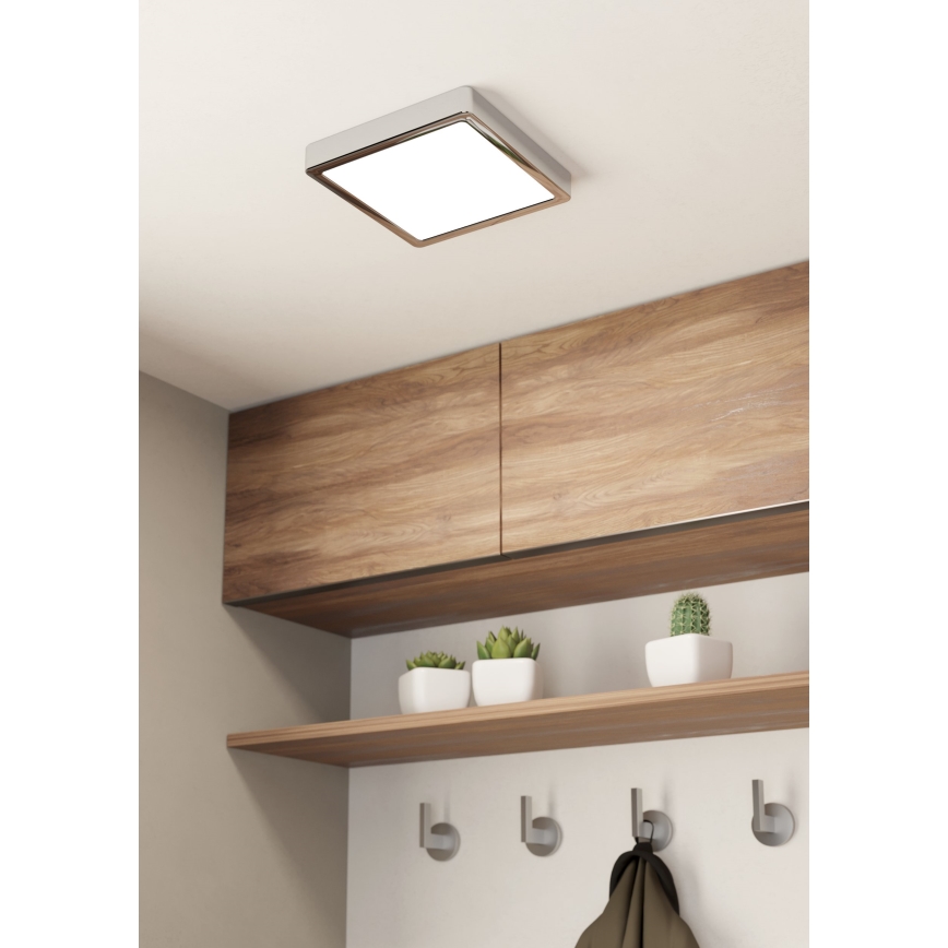 Eglo - LED-kattovalaisin kylpyhuoneeseen LED/17W/230V IP44 kiiltävä kromi