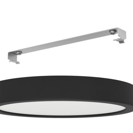 Eglo - LED-kattovalaisin kylpyhuoneeseen LED/17W/230V musta IP44
