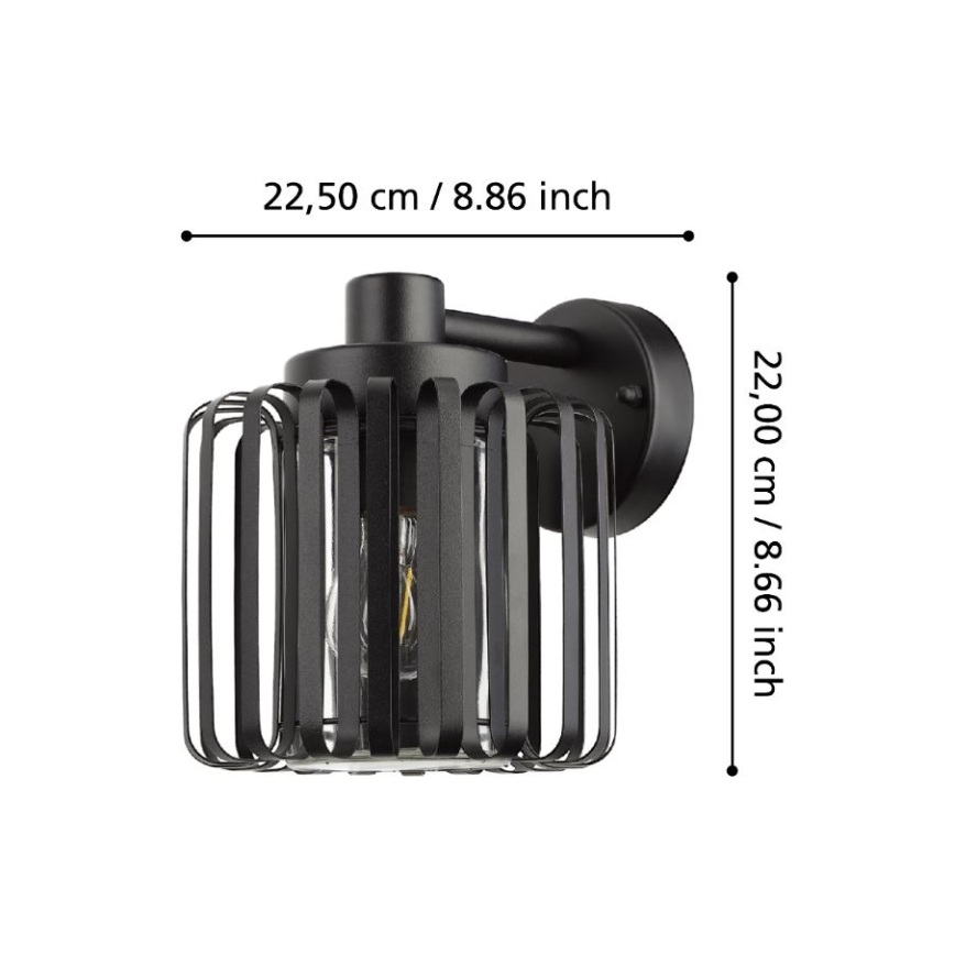 Eglo - Ulkoseinävalaisin 1xE27/40W/230V IP65
