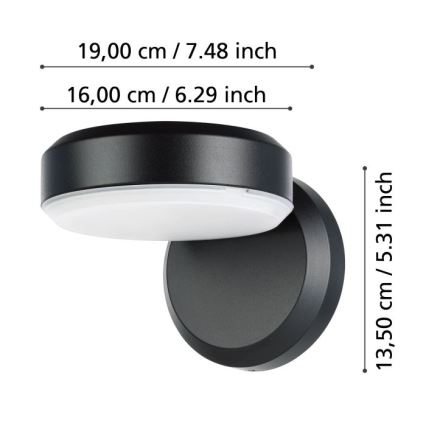 Eglo - LED-ulkoseinävalaisin LED/10,8/230V IP54