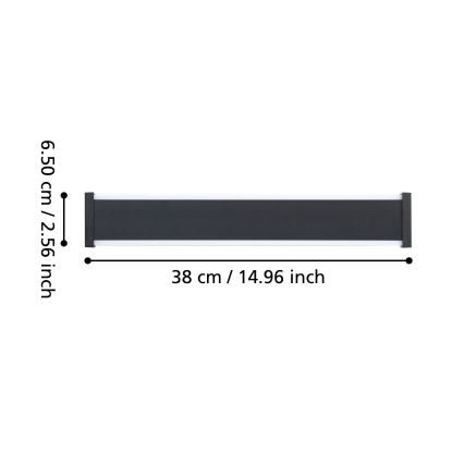 Eglo - LED-ulkoseinävalaisin 2xLED/3,7W/230V 3000K IP55