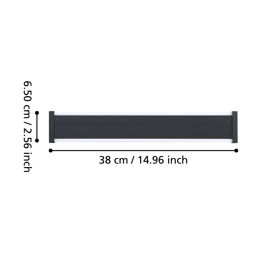 Eglo - LED-ulkoseinävalaisin 2xLED/3,7W/230V 3000K IP55