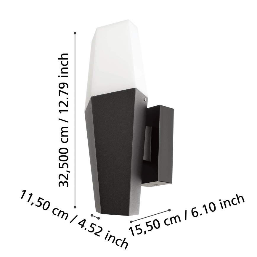 Eglo - Ulkoseinävalaisin 1xE27/25W/230V IP44