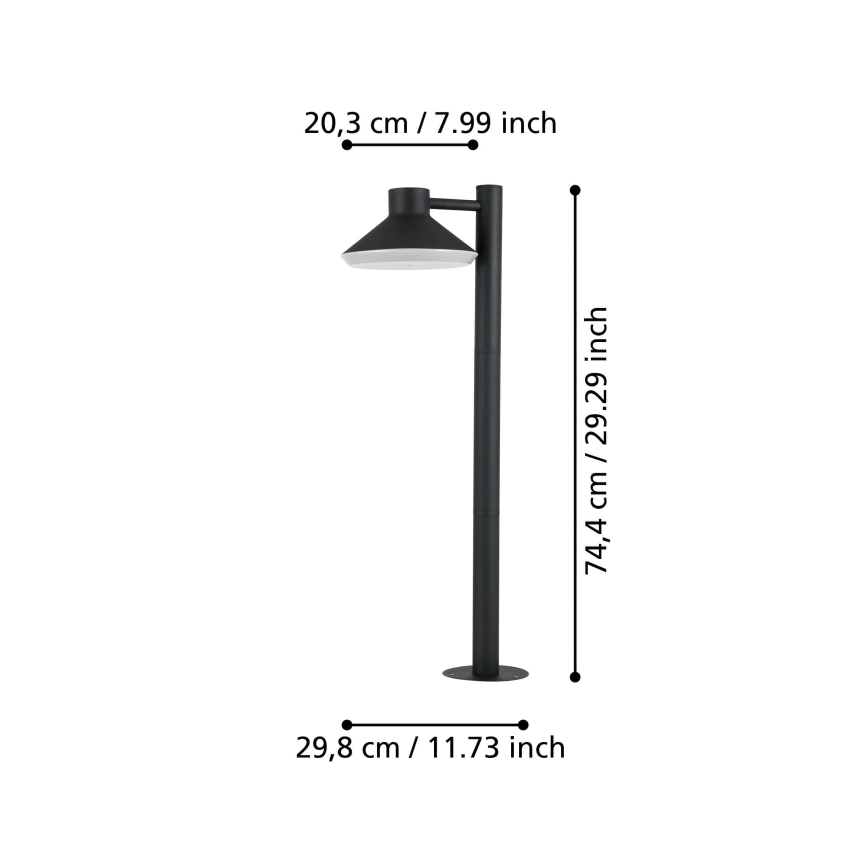 Eglo - LED-ulkolamppu 1xGU10/4,6W/230V IP44