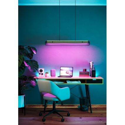 Eglo - LED RGBW Himmennettävä kattokruunu johdossa LED/34W/230V 2700-6500K