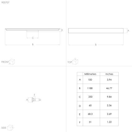 Eglo - LED-kattovalaisin LED/20,5W/230V 4000K 118,7 cm