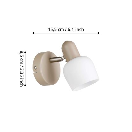 Eglo - Seinäkohdevalo 1xE14/18W/230V