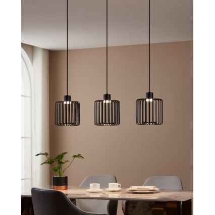 Eglo - LED RGBW Himmennettävä kattokruunu johdossa 3xLED/3,7W/230V 2700-6500K