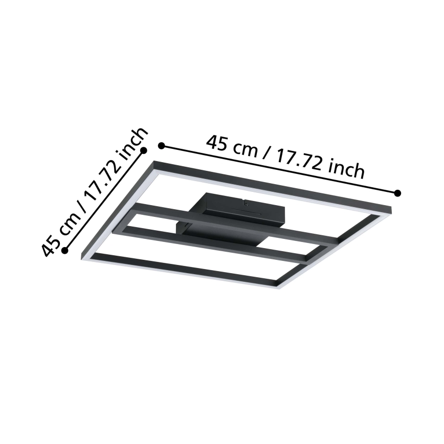 Eglo - LED RGBW Himmennettävä kattovalo LED/21W/230V