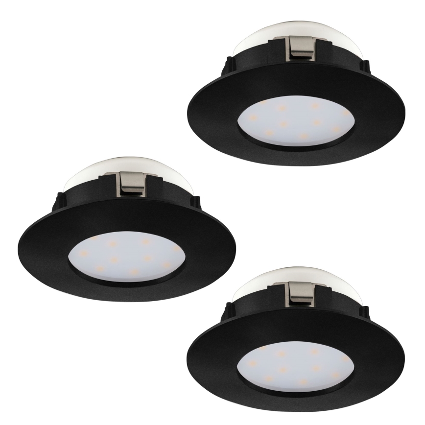 Eglo - SETTI 3x LED Kylpyhuoneen upotettava valo PINEDA LED/4,9W/230V IP44