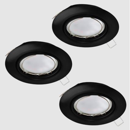 Eglo - SETTI 3x LED upotettava valo PENETO 1xGU10/4,6W/230V