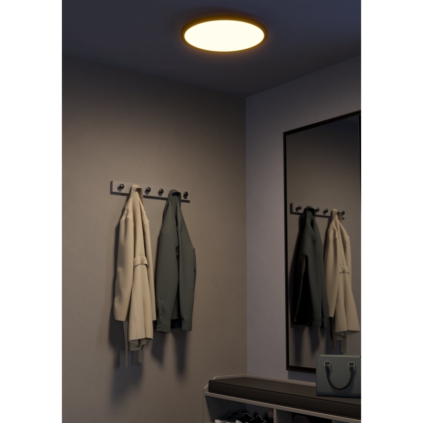 Eglo - Himmennettävä LED-kattovalaisin LED/33,5W/230V halkaisija 45 cm musta