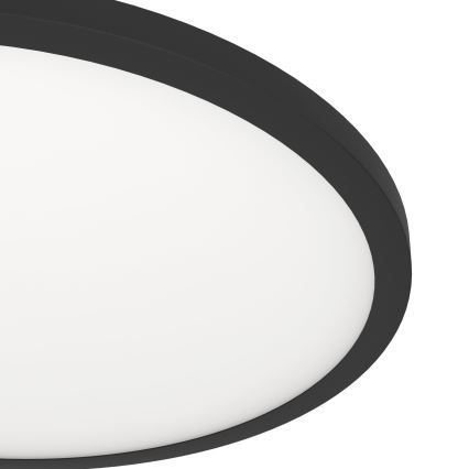 Eglo - Himmennettävä LED-kattovalaisin LED/33,5W/230V halkaisija 45 cm musta
