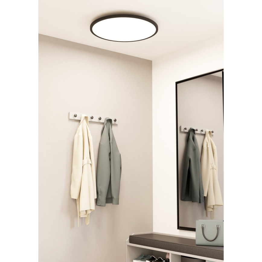 Eglo - Himmennettävä LED-kattovalaisin LED/41W/230V halkaisija 60 cm musta
