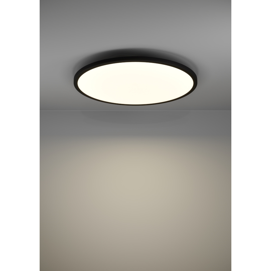Eglo - Himmennettävä LED-kattovalaisin LED/41W/230V halkaisija 60 cm musta