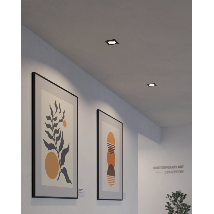 Eglo - LED RGBW Himmennettävä riippuva kattovalaisin LED/4,7W/230V musta