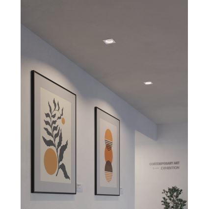 Eglo - LED RGBW Himmennettävä riippuva kattovalaisin LED/4,7W/230V valkoinen
