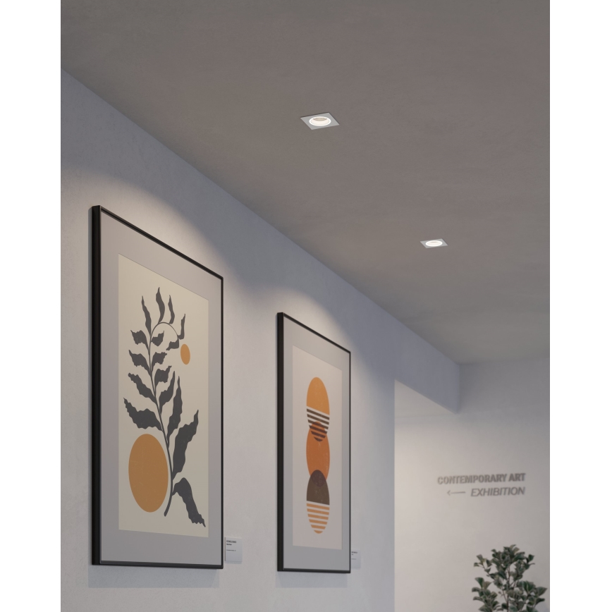 Eglo - LED RGBW Himmennettävä riippuva kattovalaisin LED/4,7W/230V valkoinen