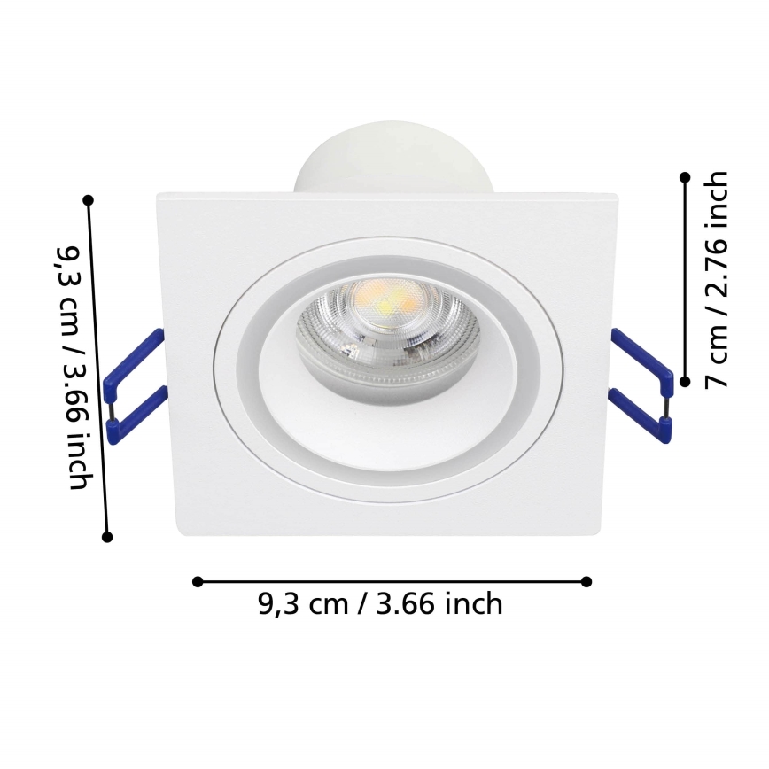 Eglo - LED RGBW Himmennettävä riippuva kattovalaisin LED/4,7W/230V valkoinen