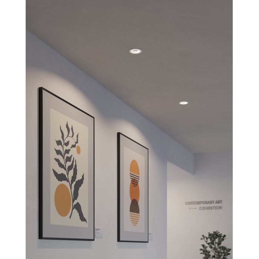 Eglo - LED RGBW Himmennettävä riippuva kattovalaisin LED/4,7W/230V valkoinen