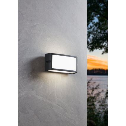 Eglo - LED-ulkoseinävalaisin LED/10,5W/230V antrasiitti IP54