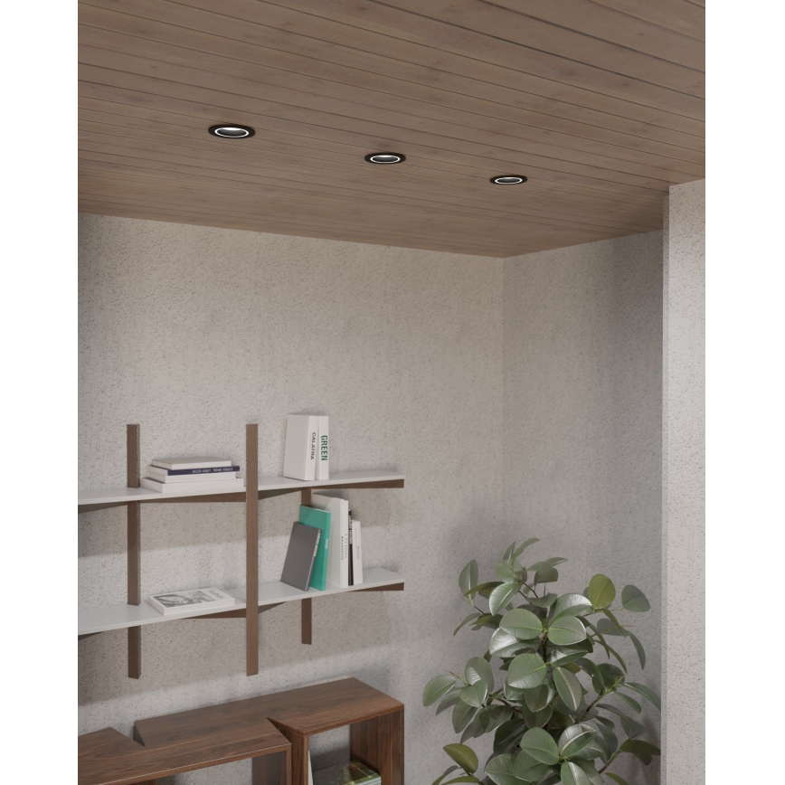Eglo - Upotettava valo 1xGU10/35W/230V antrasiitti
