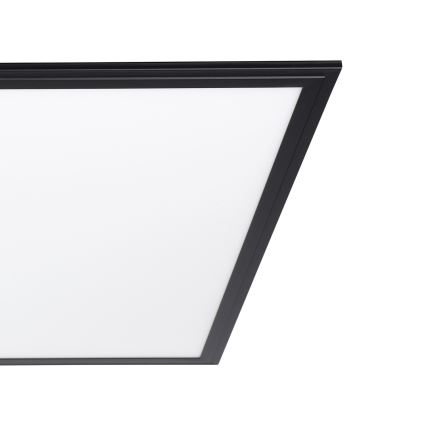 Eglo - LED-kattovalaisin LED/33W/230V 60x60 cm musta
