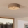 Eglo 900838 - Kattovalo DUAIA 1xE27/40W/230V ruskea