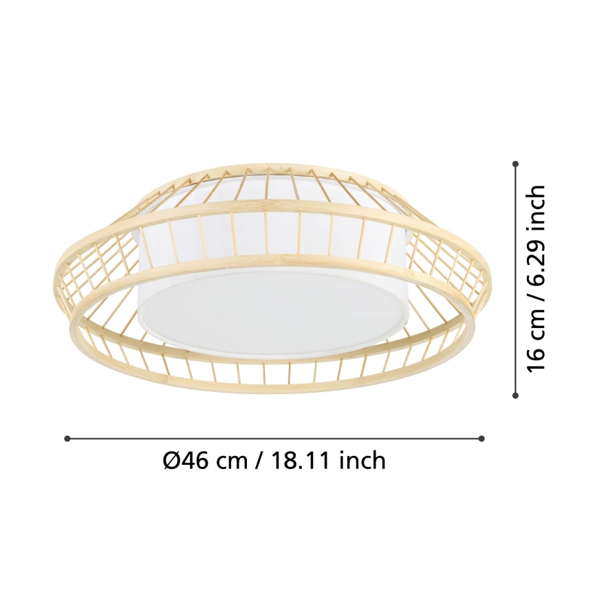 Eglo - LED RGBW Himmennettävä kattovalo LED/22W/230V 2700-6500K